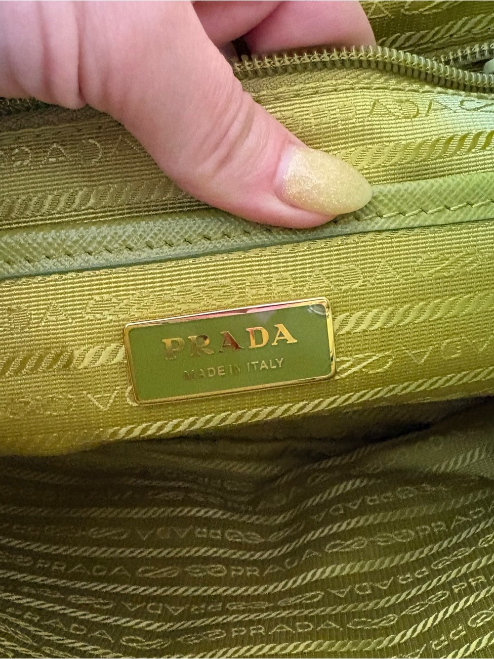 Prada Re-Edition 1978 Small Re-Nylon Tessuto Fern Green Backpack EUC - Picture 13 of 16